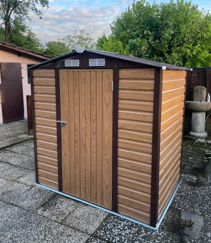 Metal garden shed outdoor bike - metal,