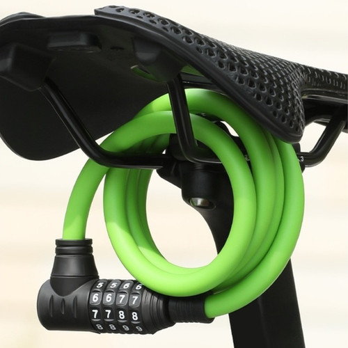 Bicycle combination lock - bicycle, cable