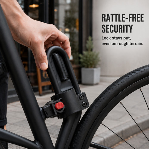 Bike lock storage bracket for - bracket,